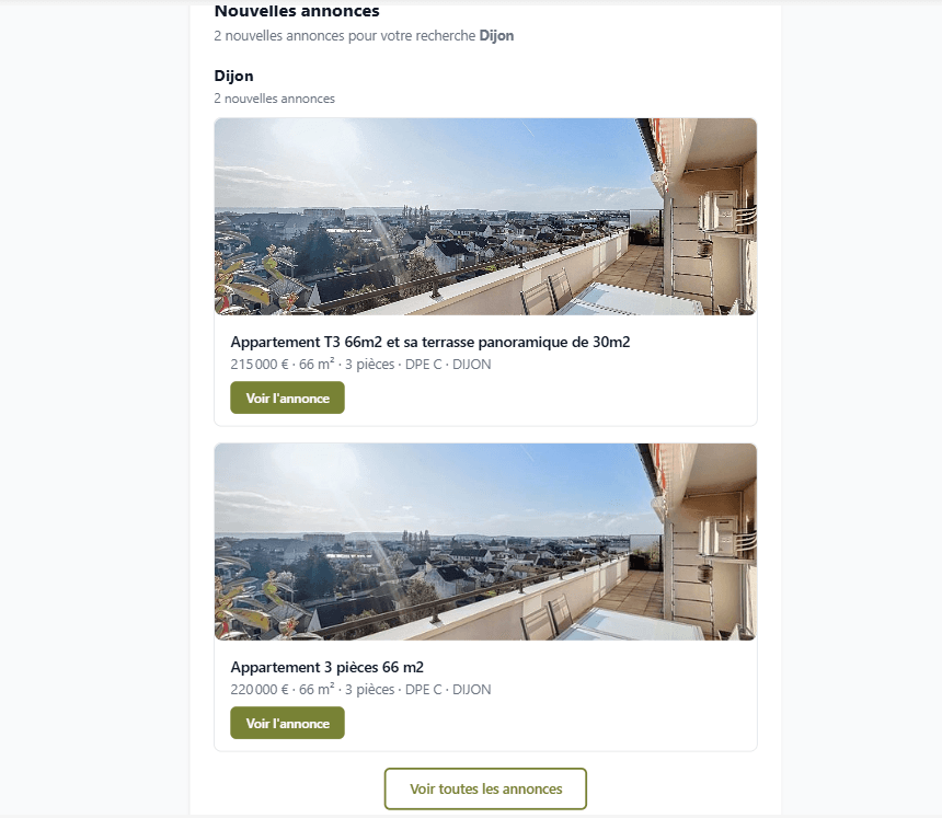 Les bonnes affaires n'attendent pas. Toi non plus.